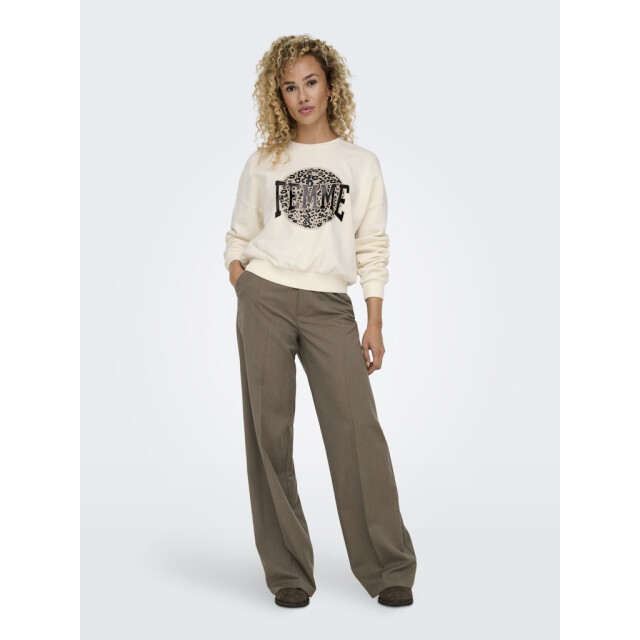 Only onllauren l/s leo o-neck cc swt 15339833 birch 06721.198.0009 large