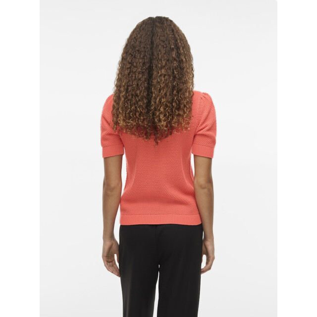 Vila vidalo o-neck s/s knit top noos 14084421 dubarry 06613.540.0006 large