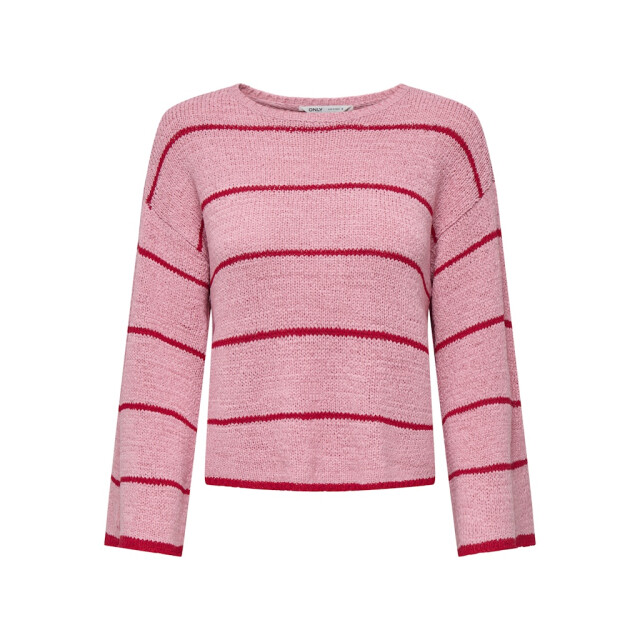 Only onlgeena 7/8 stripe o-neck knt 15321477 quartz 06712.620.0045 large