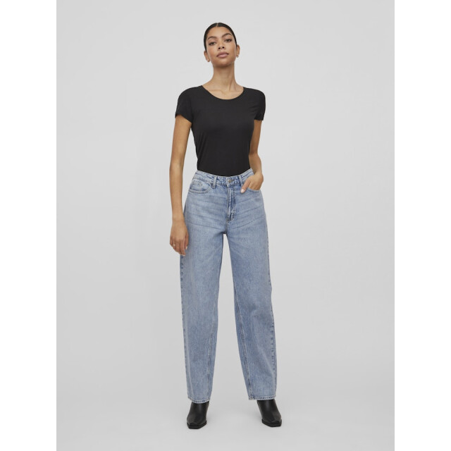 Vila vikelly jaf hw straight jeans-noos 14084730 light blue denim 06511.260.0062 large