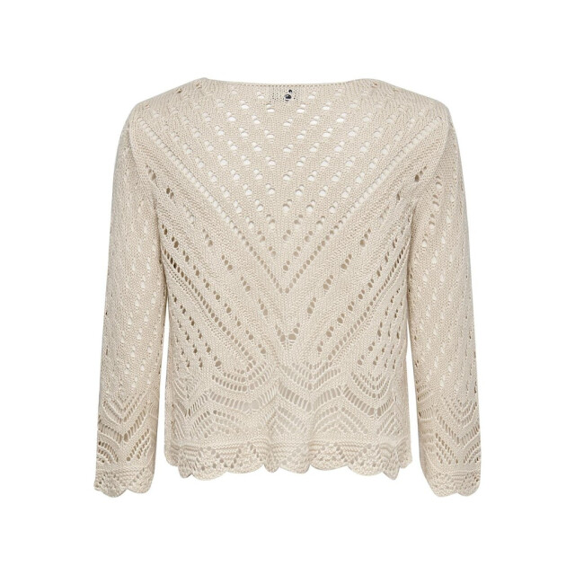 Jacqueline de Yong new sun 3/4 cropped pullover knt 15212788 tapioca 06712.198.0068 large