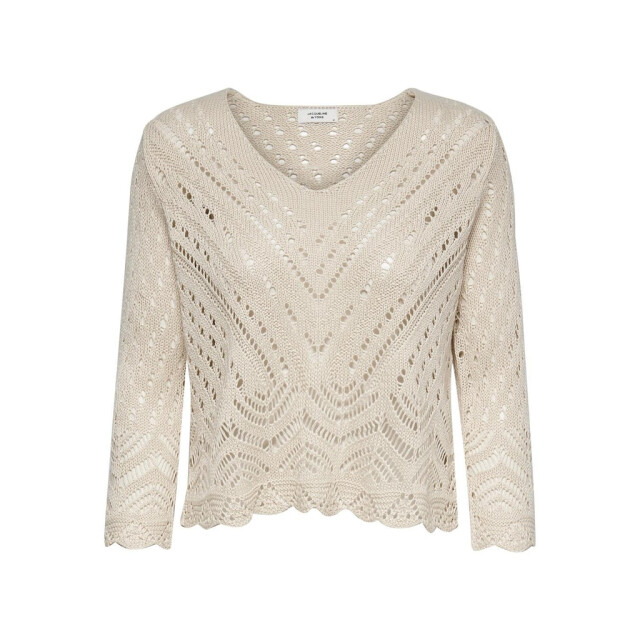 Jacqueline de Yong new sun 3/4 cropped pullover knt 15212788 tapioca 06712.198.0068 large