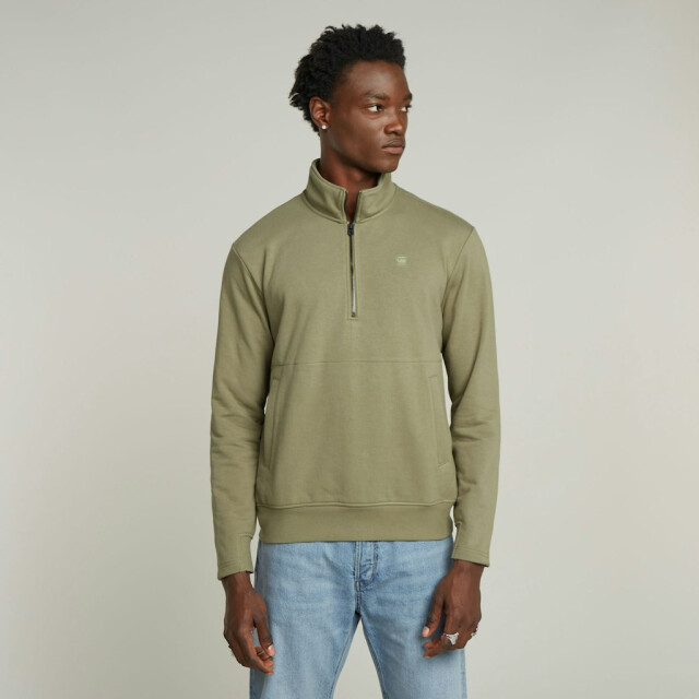 G-Star nifous half zip sweater d26305-d566 6057 ensis green 05735.340.0014 large