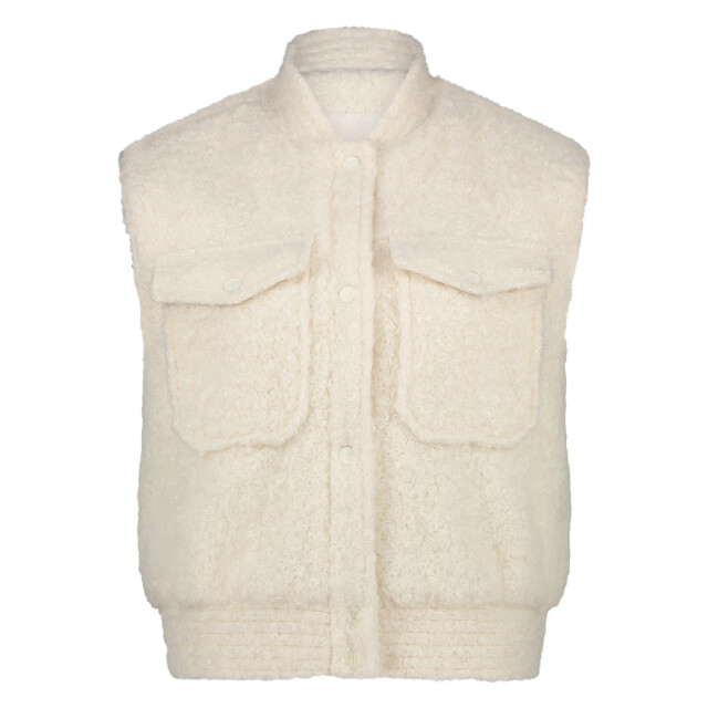 Nukus Nks08006 17 mia gilet boucle off white NKS08006 17 large