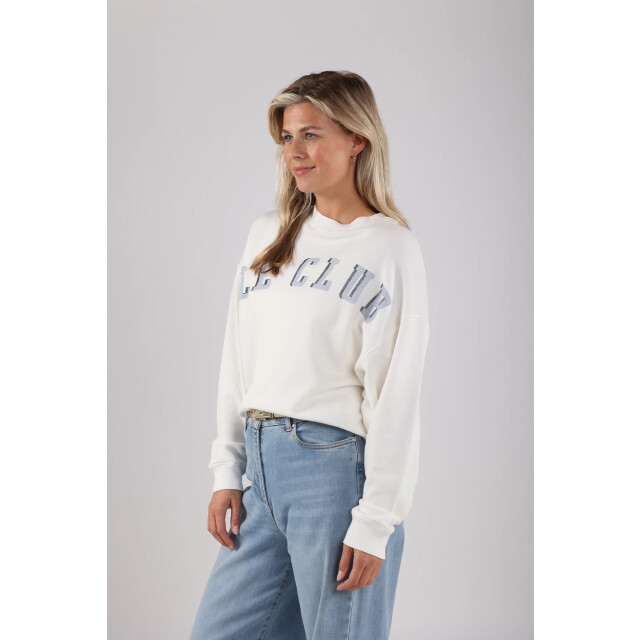 Nukus Nks03002 235 maud sweater offwhite/sky NKS03002 235 large