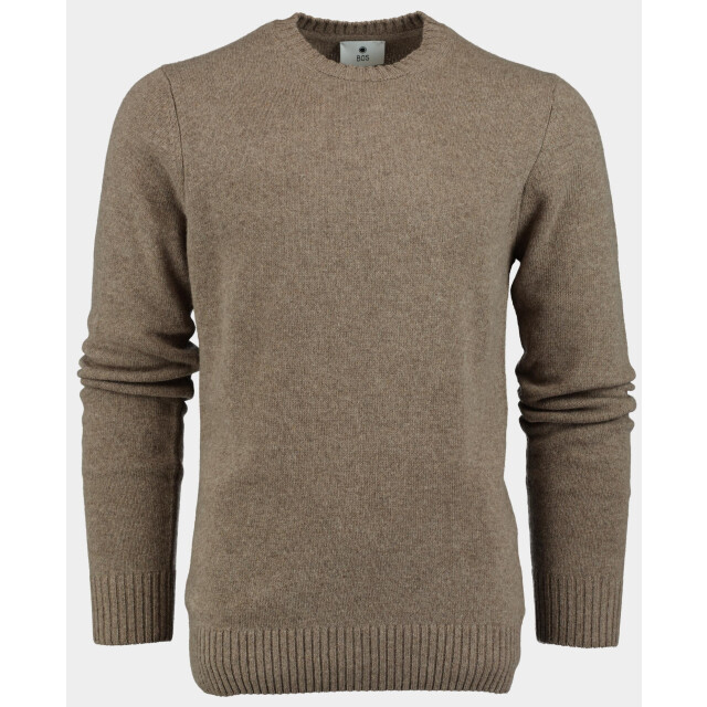 Bos Bright Blue Pullover lambswool o-neck 1150224/653 181947 large