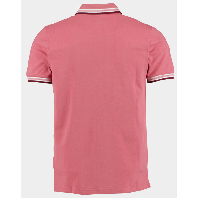 Bos Bright Blue Polo korte mouw brick polo oxford collar 24108br06bo/730 rose 179830 large