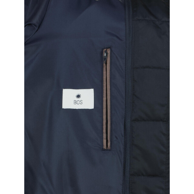 Bos Bright Blue Wollen jas job coat 24301jo07bo/290 navy 183310 large