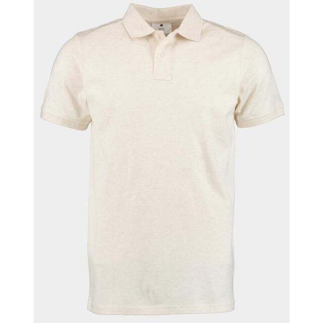 Bos Bright Blue Polo korte mouw fender polo melange 24108fe62bo/820 sand 179824 large
