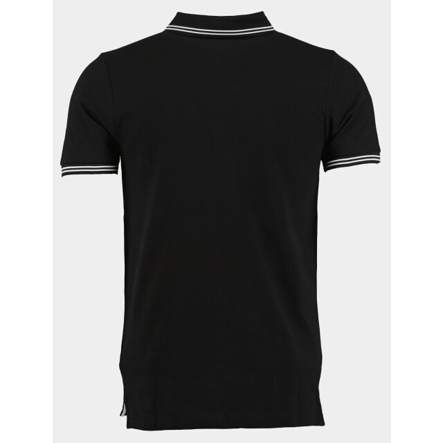 Bos Bright Blue Polo korte mouw jason polo fine pique contras 24108ja01bo/990 black 179827 large