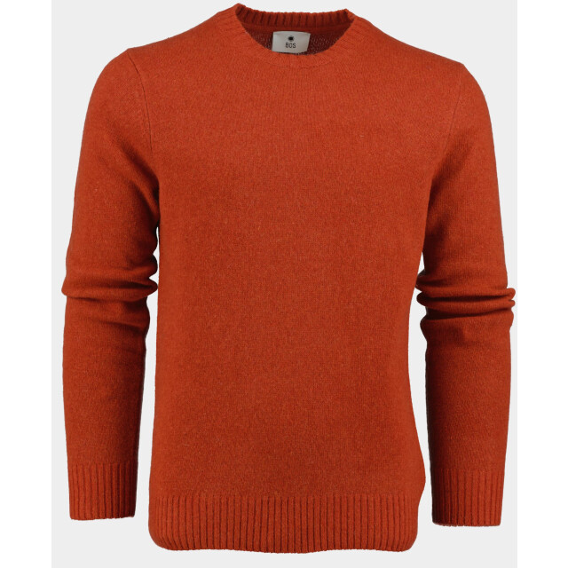 Bos Bright Blue Pullover lambswool o-neck 1150224/433 181949 large