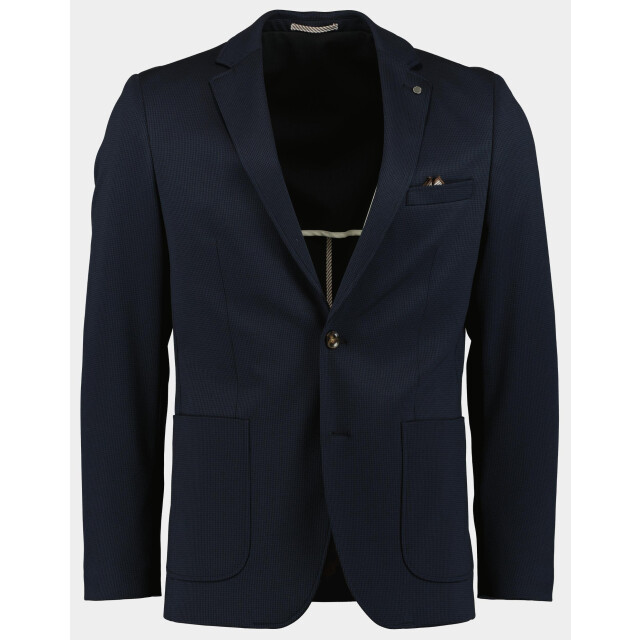 Bos Bright Blue Colbert fame pied de poule jacket dro 243038fa13bo/290 navy 183333 large