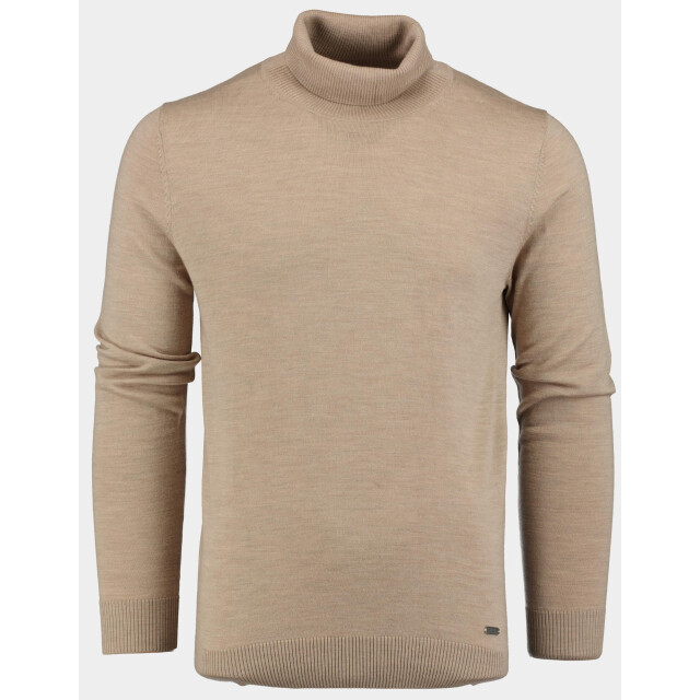 Bos Bright Blue Coltrui niels rollneck pullover 24305ni13bo/820 sand 183339 large