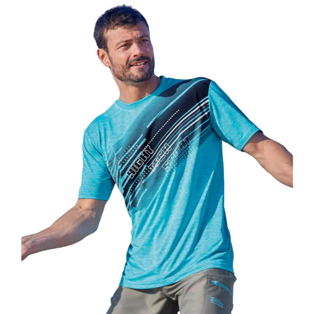 Atlas For Men Heren t-shirt (set van 3) UTAF1264_greyblueturquoise large