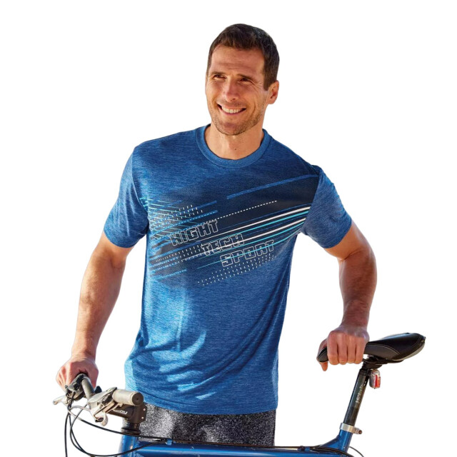 Atlas For Men Heren t-shirt (set van 3) UTAF1264_greyblueturquoise large