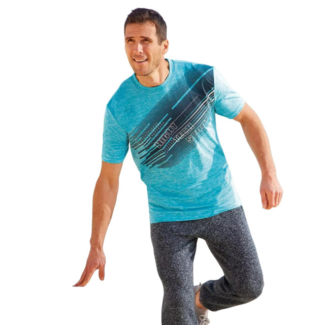 Atlas For Men Heren t-shirt (set van 3) UTAF1264_greyblueturquoise large