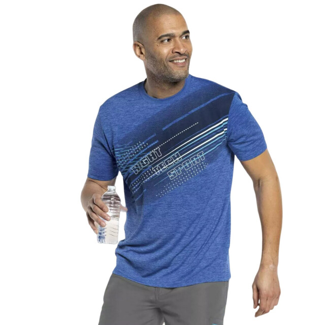 Atlas For Men Heren t-shirt (set van 3) UTAF1264_greyblueturquoise large