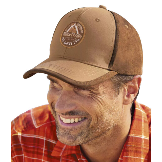 Atlas For Men Heren dubbel materiaal pet UTAF1088_brown large