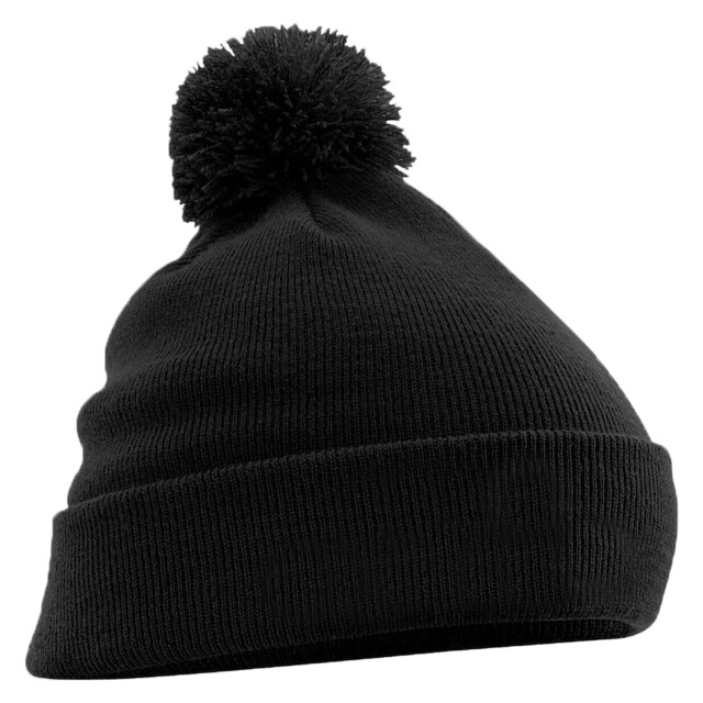 Beechfield Snowstar biologisch katoenen muts UTFK1092_black large