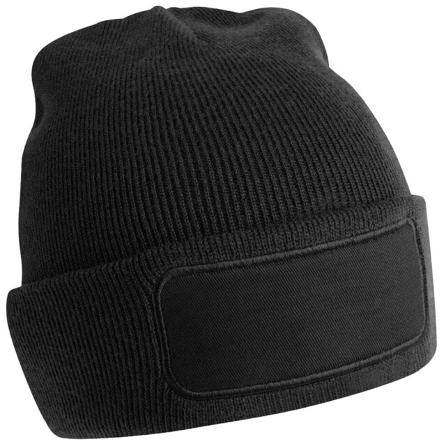 Beechfield Originele patch gerecycleerde beanie UTFK1094_black large