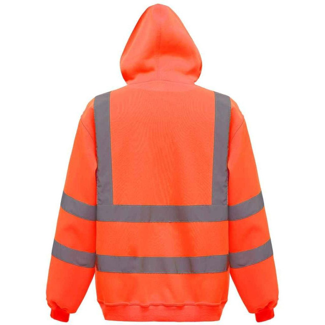 Yoko Heren-hoog-vis hoodie UTFK1391_orange large