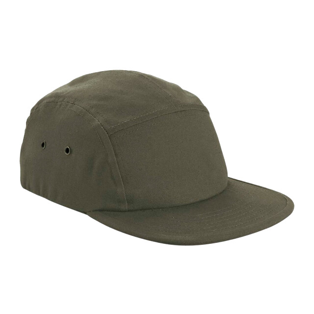 Beechfield Canvas 5-paneel baseball cap UTFK1697_olivegreen large