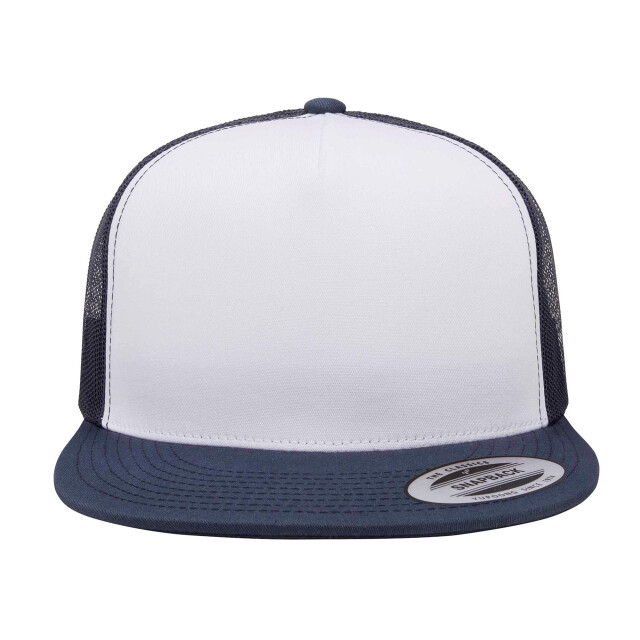 Yupoong Klassieke contrasterende trucker pet UTFK1760_navywhitenavy large