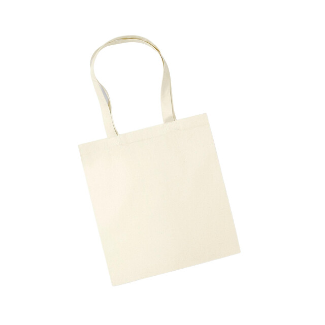 Westford Mill Premium biologisch katoenen draagtas UTFK1296_natural large