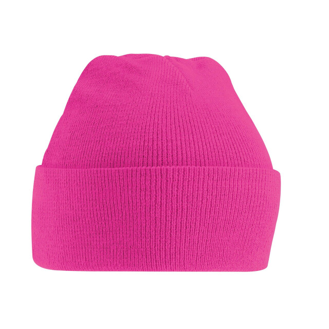 Beechfield Childrens/kids gebreide muts UTFK1472_fuchsia large