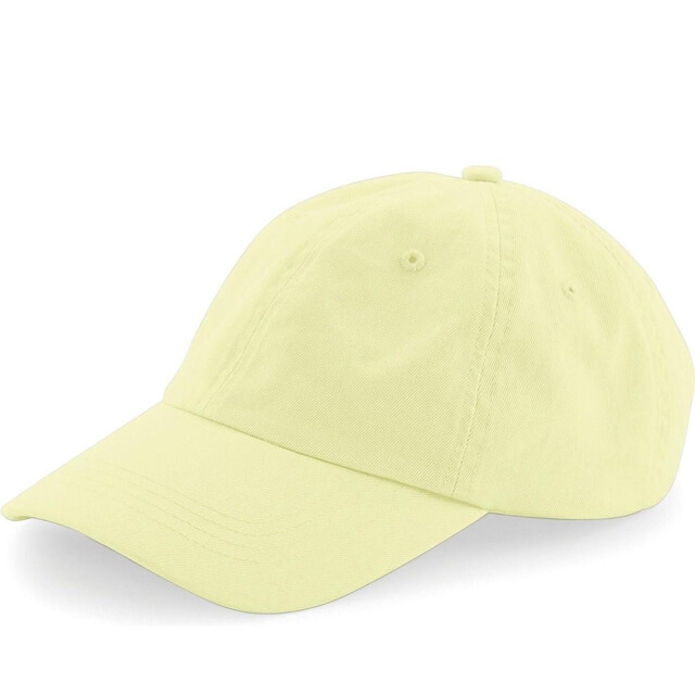 Beechfield Unisex laag profiel 6 panel dad cap UTFK252_pastellemon large