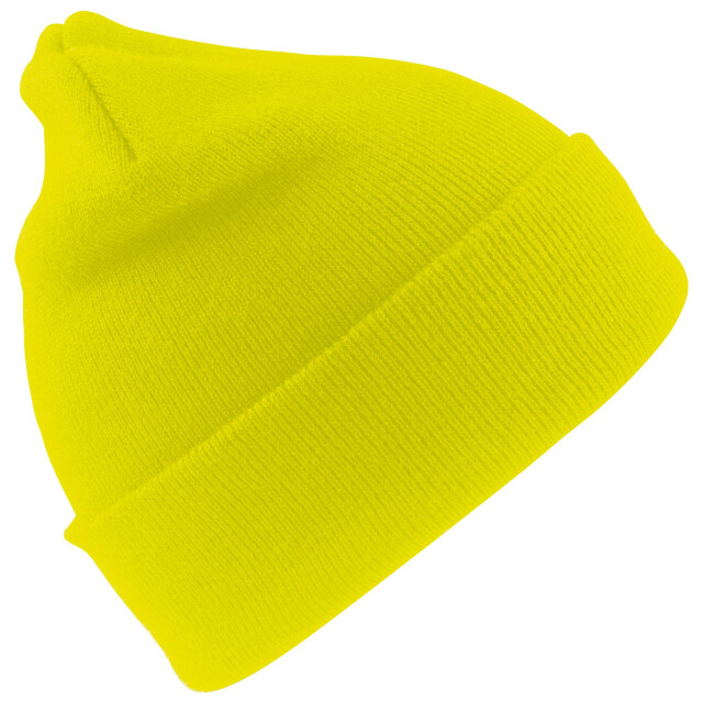 Result Woolly thermal ski/winter hat met 3m thinsulate isolatie UTFK673_hivisyellow large
