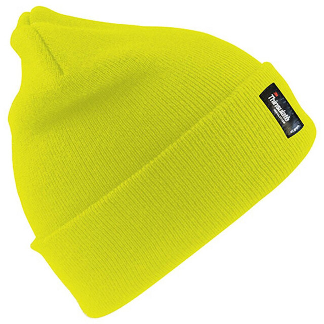 Result Unisex lichtgewicht thermische wintermuts verdunt (3m 40g) UTFK670_fluoresentyellow large