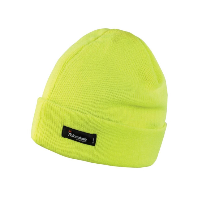 Result Unisex lichtgewicht thermische wintermuts verdunt (3m 40g) UTFK670_fluoresentyellow large