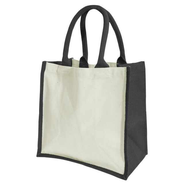 Westford Mill Printers midi jute zak (14 liter) UTFK974_black large