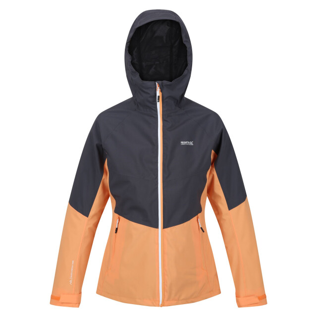 Regatta Dames wentwood viii 2 in 1 jas UTRG8965_apricotcrushsealgrey large