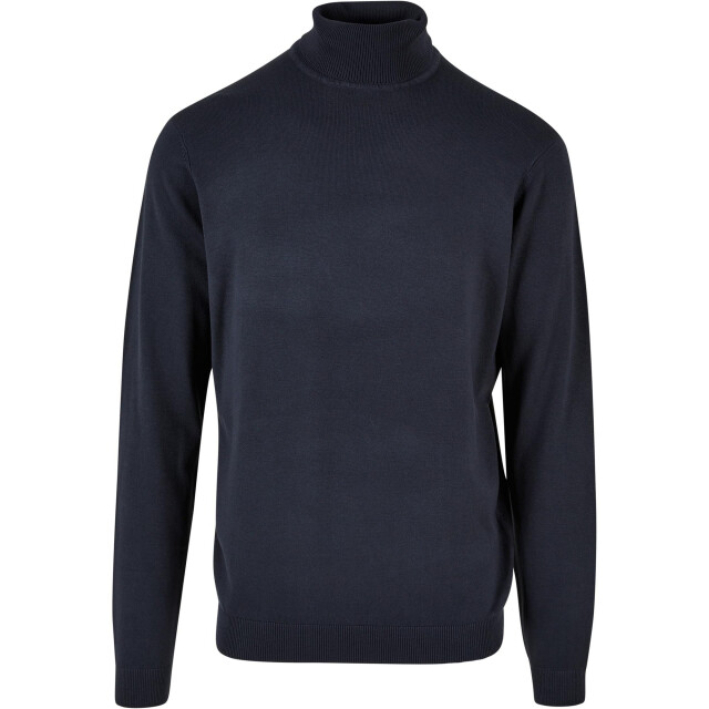 Urban Classics Heren gebreid schildpad hals sweatshirt UTTN1015_navy large
