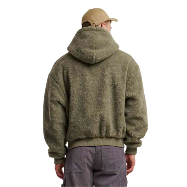 Urban Classics Heren teddy fleece oversized hoodie UTTN1379_palegreen large