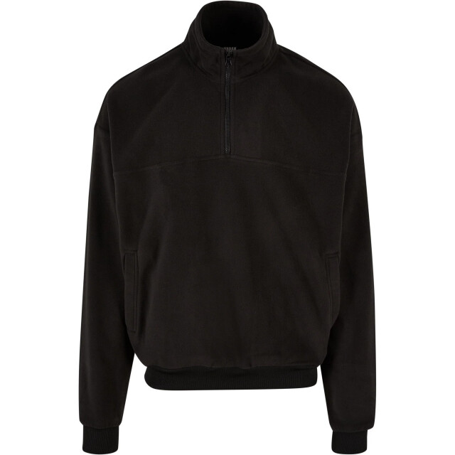 Urban Classics Heren basis polar fleece sweatshirt UTTN1289_black large