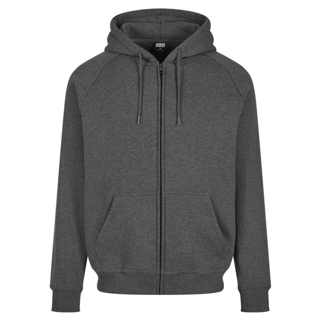 Urban Classics Uniseks effen trainingspak voor volwassenen UTTN135_charcoal large