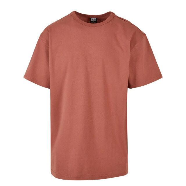 Urban Classics Heren effen oversized t-shirt UTTN325_terracotta large