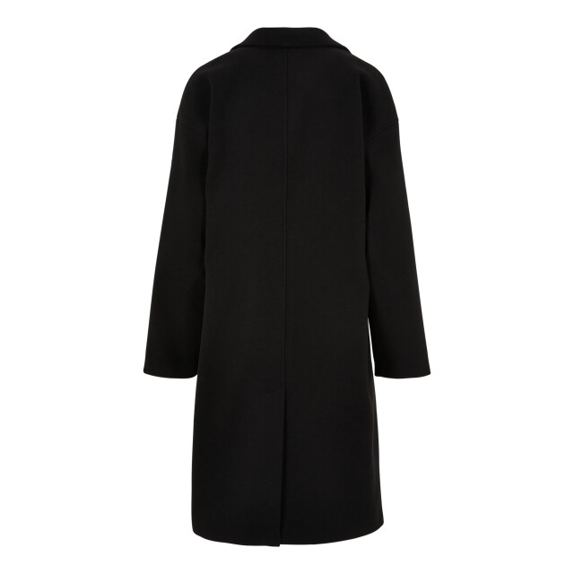 Urban Classics Dames/vrouwen lange lengte oversized jas UTTN322_black large