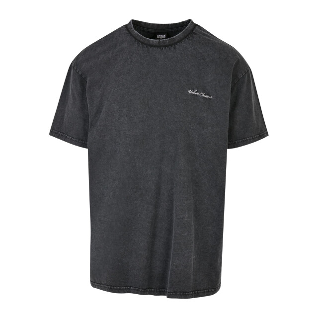 Urban Classics Heren geborduurd oversized t-shirt UTTN1558_black large