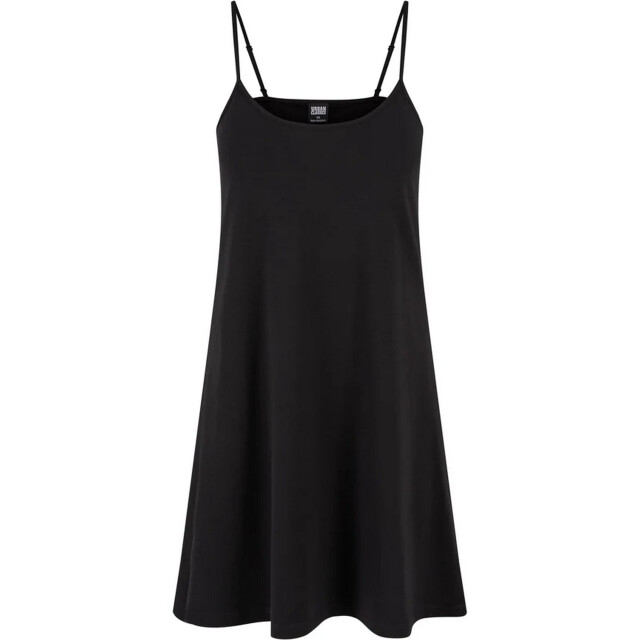 Urban Classics Dames stretch jersey jurk UTTN1538_black large