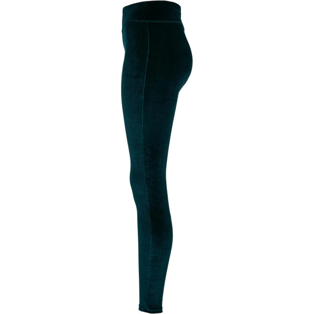 Urban Classics Dames fluwelen legging met hoge taille UTTN393_teal large