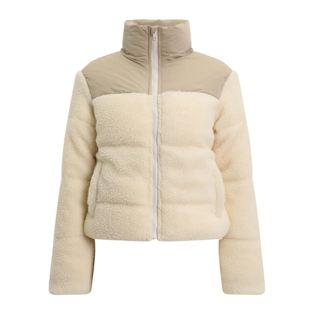 Urban Classics Dames sherpa korte gewatteerde jas UTTN646_wetsandsand large