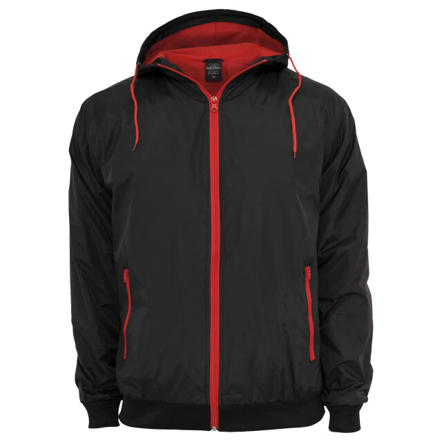 Urban Classics Heren contrast zachte shell jas UTTN202_blackred large Urban Classics Heren contrast zachte shell jas UTTN202_blackred large