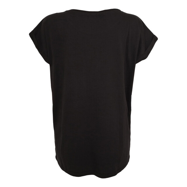 Urban Classics Dames verlengd schouder t-shirt (set van 2) UTTN736_blackblack large