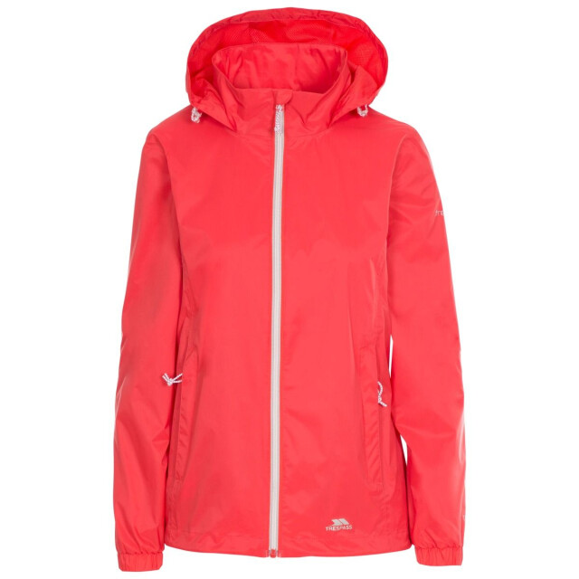 Trespass Vrouwen/dames sabrina waterdicht jasje UTTP5181_hibiscusred large