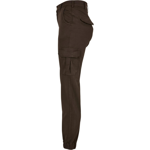 Urban Classics Dames cargo broek met hoge taille UTTN590_brown large