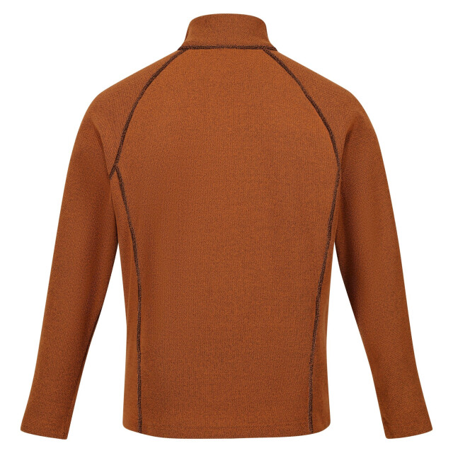 Regatta Geweldige outdoors heren kenger half zip honeycomb fleece UTRG2836_burntcopper large